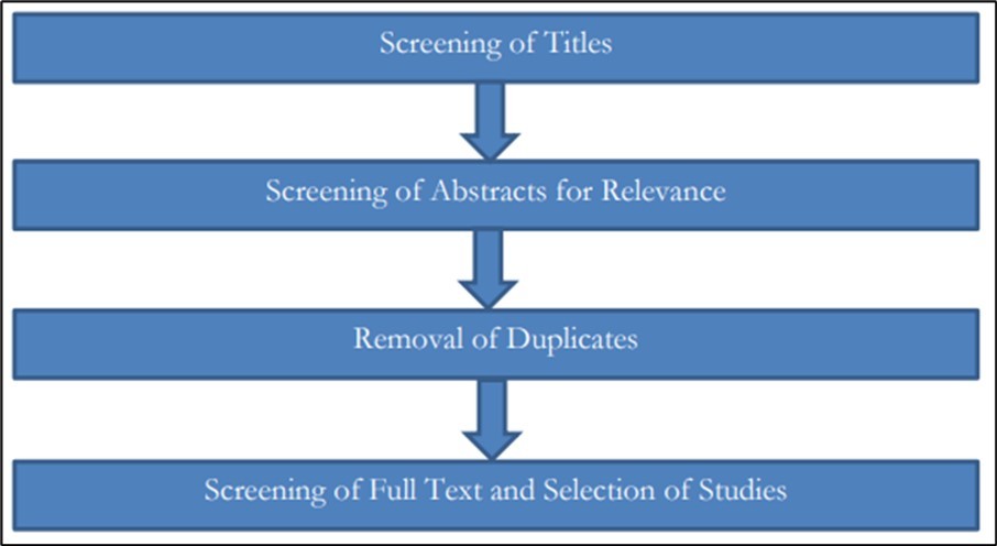 Search strategy for Literature Review