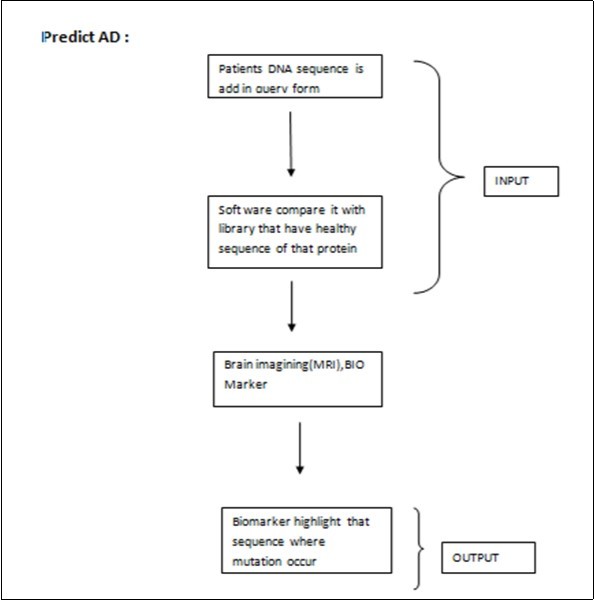 Showing input and output of predict AD
