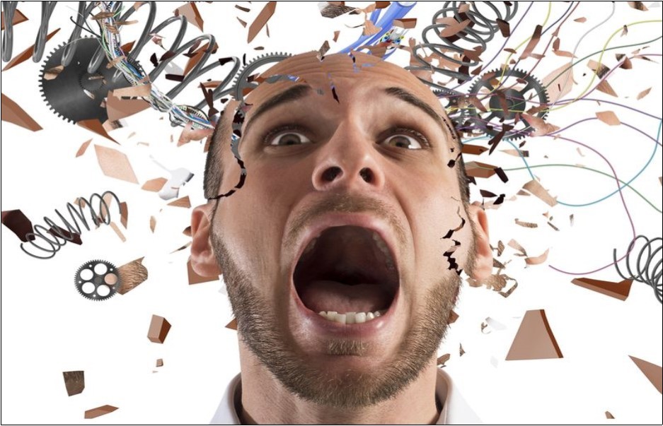 The mental stress induced of high level of computer usage