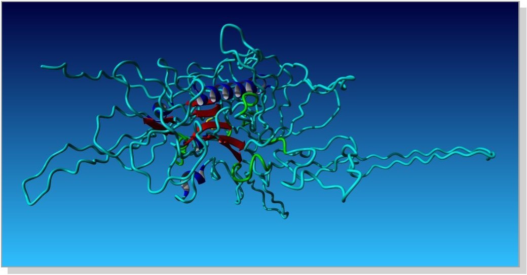 (Homology Modeled structure of RPN1 subunit)